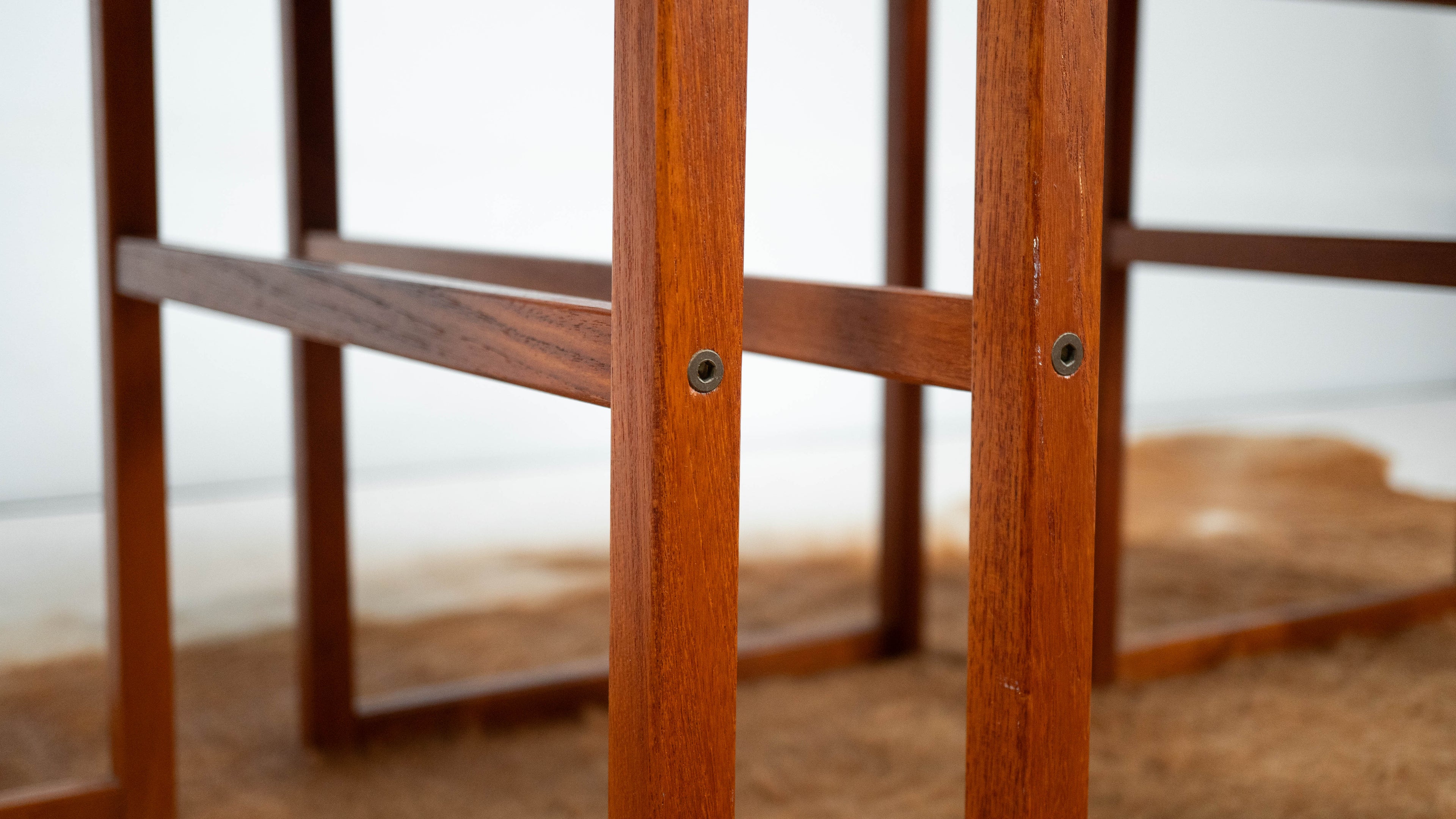 Danish Modern BRDR Furbo Teak Nesting Tables - Set of 3
