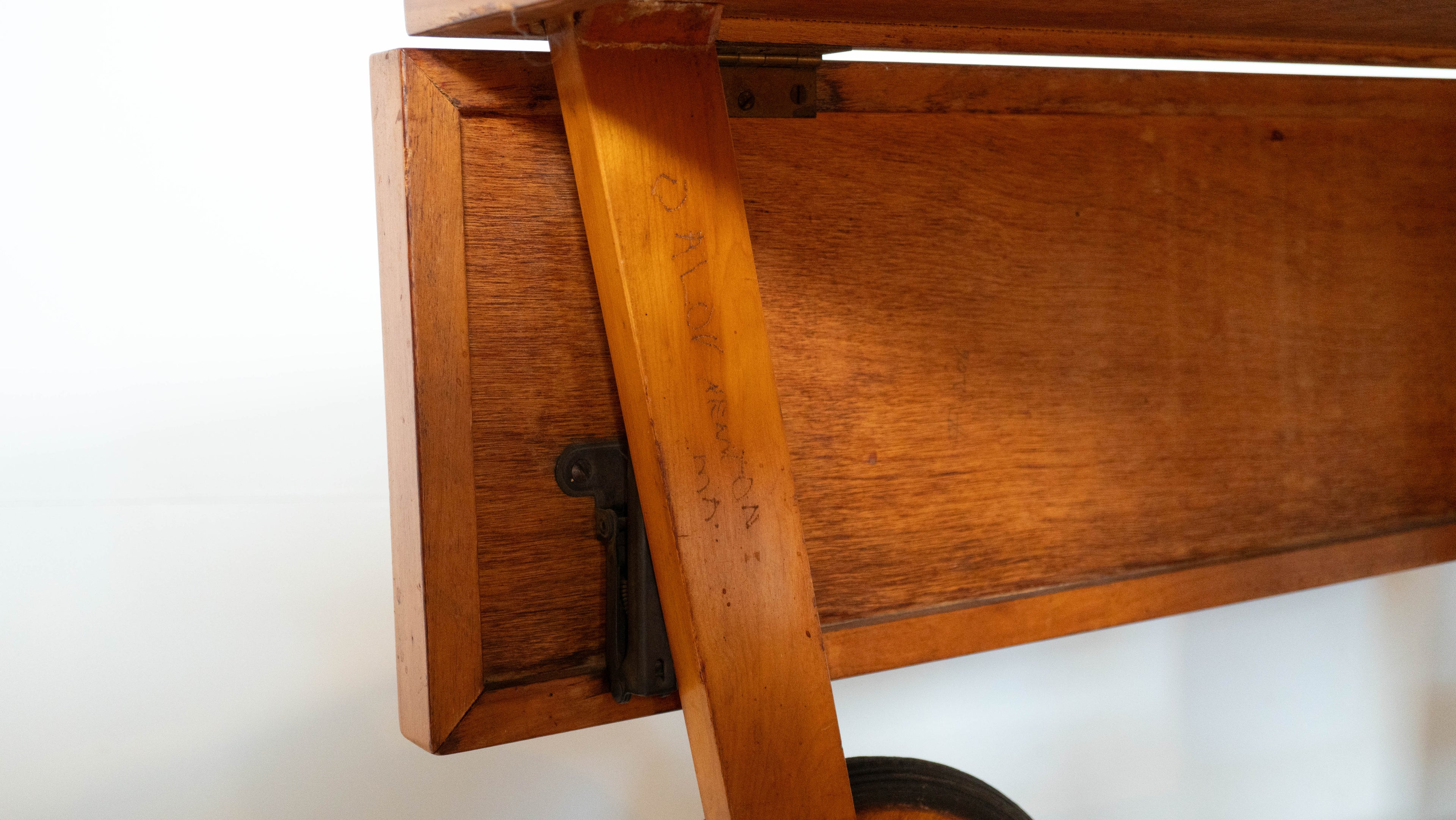 Art Deco Alvar Aalto Style Wooden Bar Cart, c.1950s