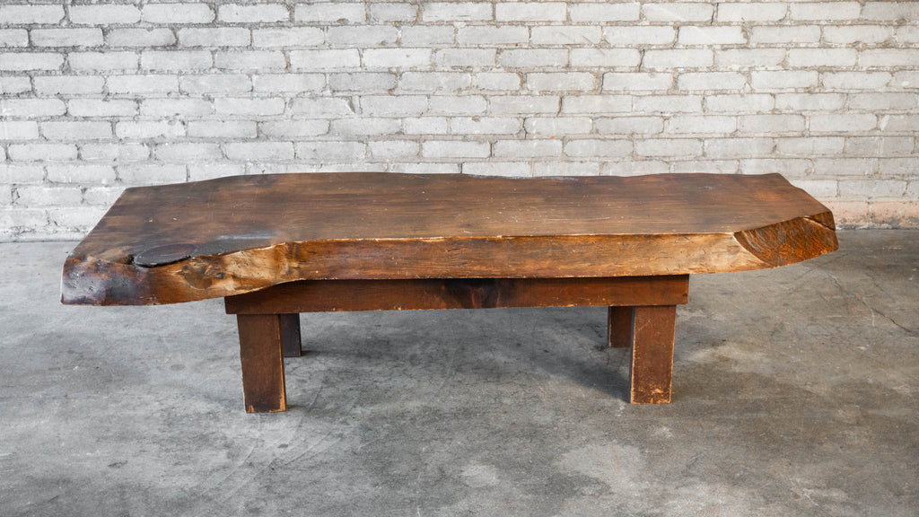 Vintage Primitive Live Edge Bench Rustic