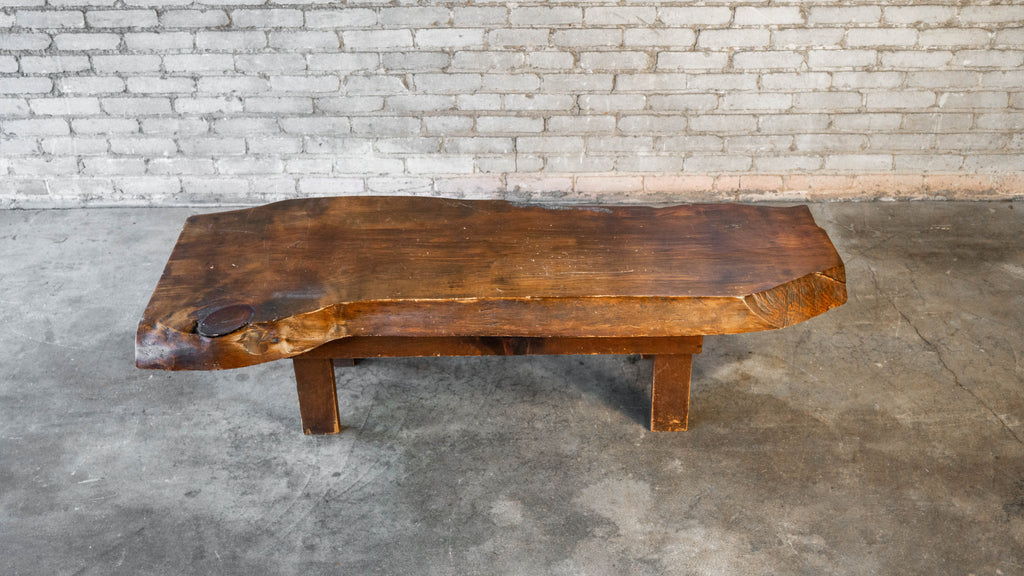 Vintage Primitive Live Edge Bench Rustic