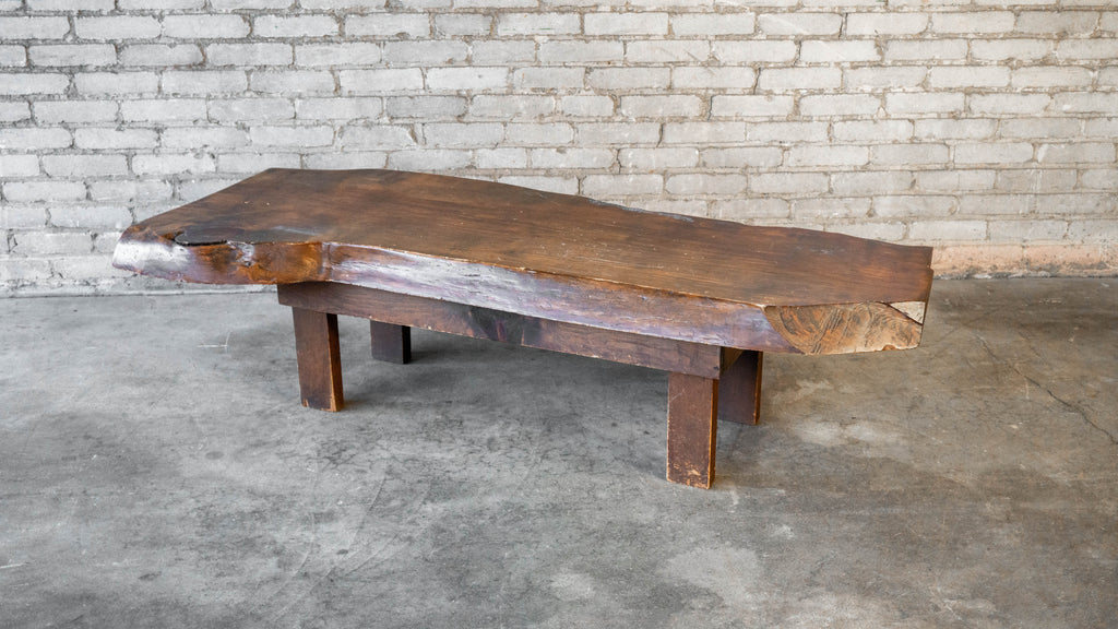 Vintage Primitive Live Edge Bench Rustic