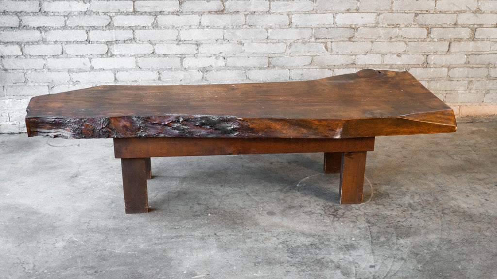 Vintage Primitive Live Edge Bench Rustic