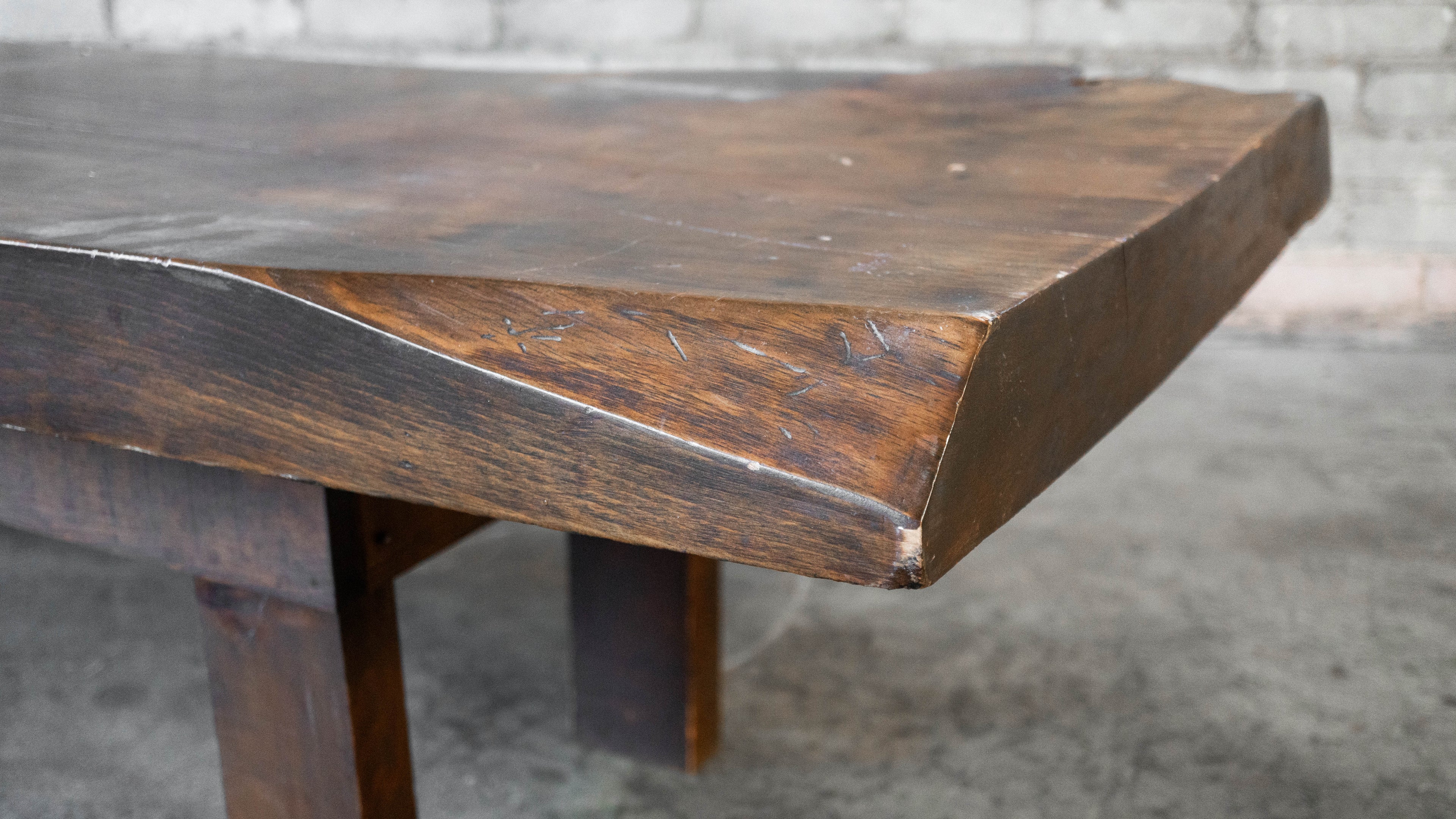 Vintage Primitive Live Edge Bench Rustic