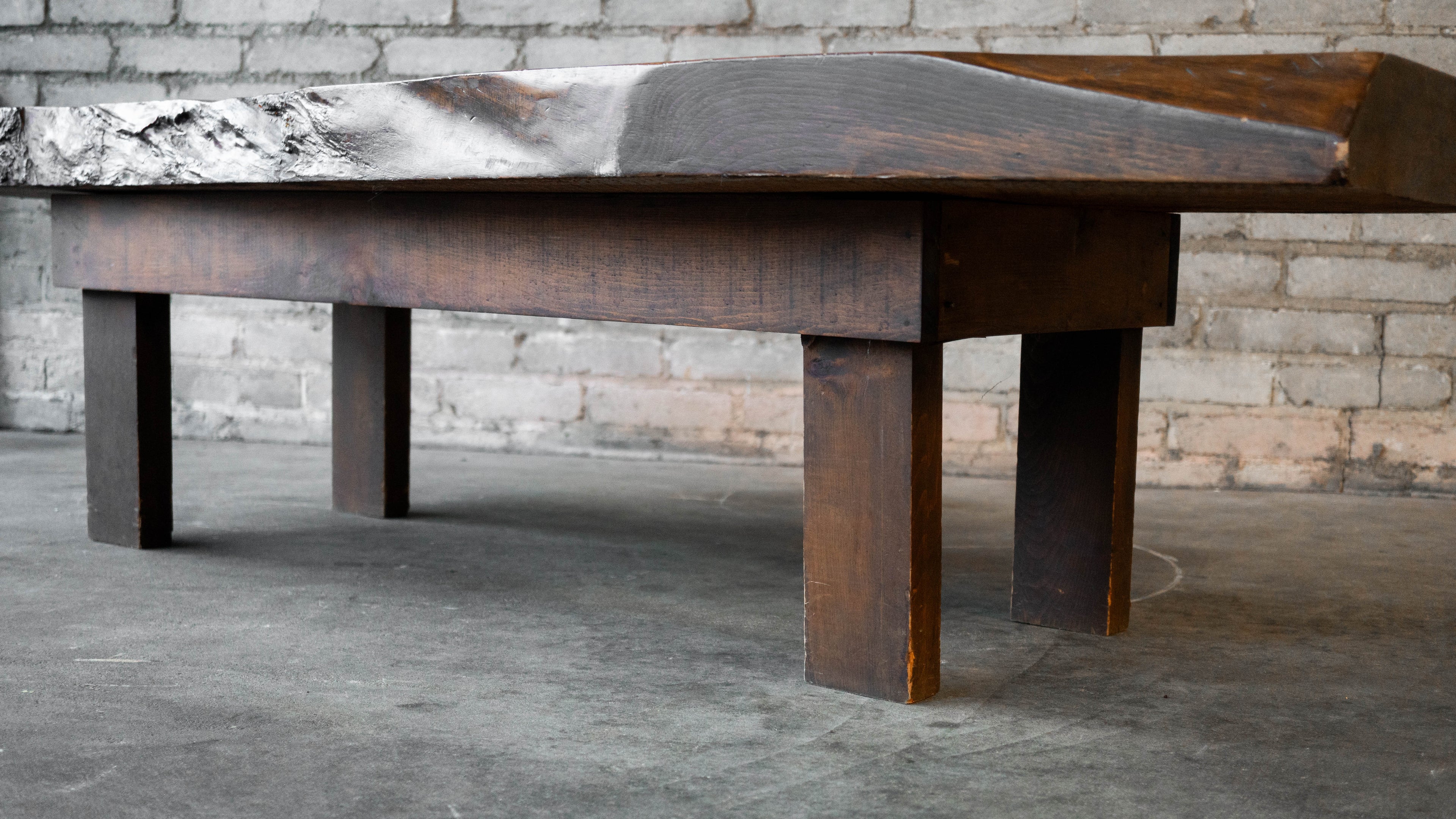 Vintage Primitive Live Edge Bench Rustic