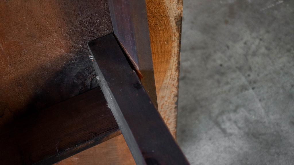 Vintage Primitive Live Edge Bench Rustic