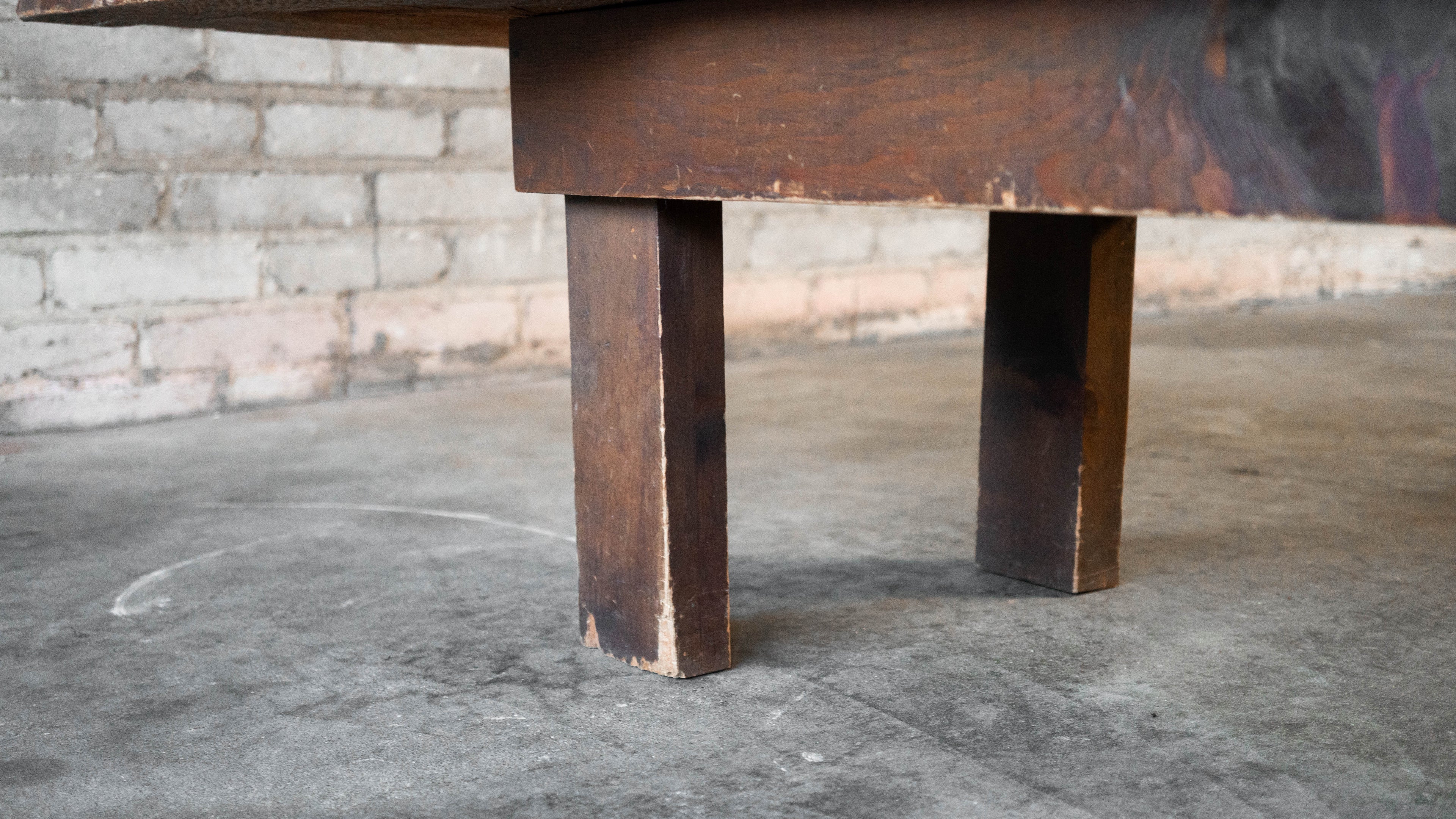 Vintage Primitive Live Edge Bench Rustic