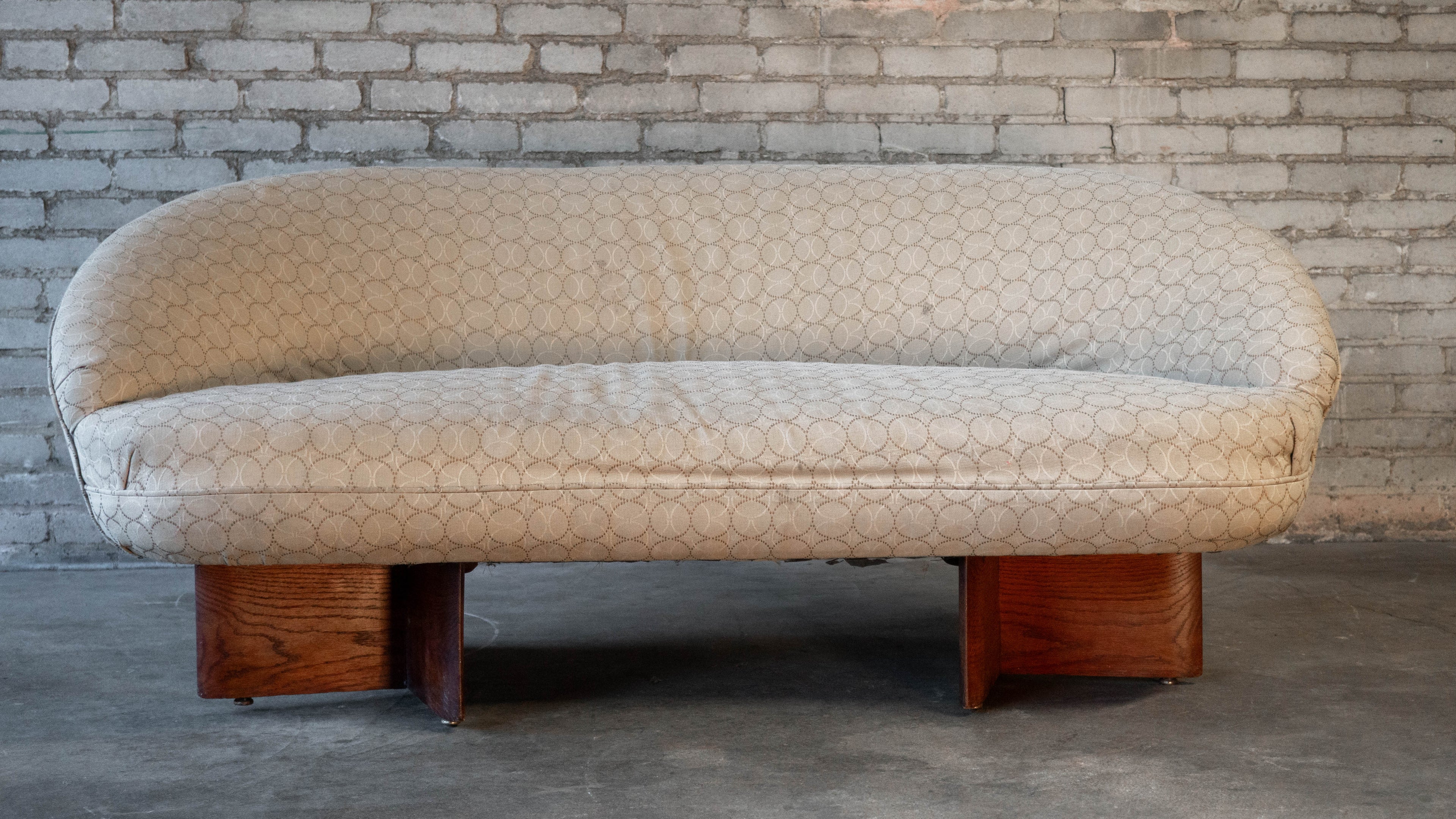 1950s Vladimir Kagan for Kagan-Dreyfuss Inc Walnut Sofa