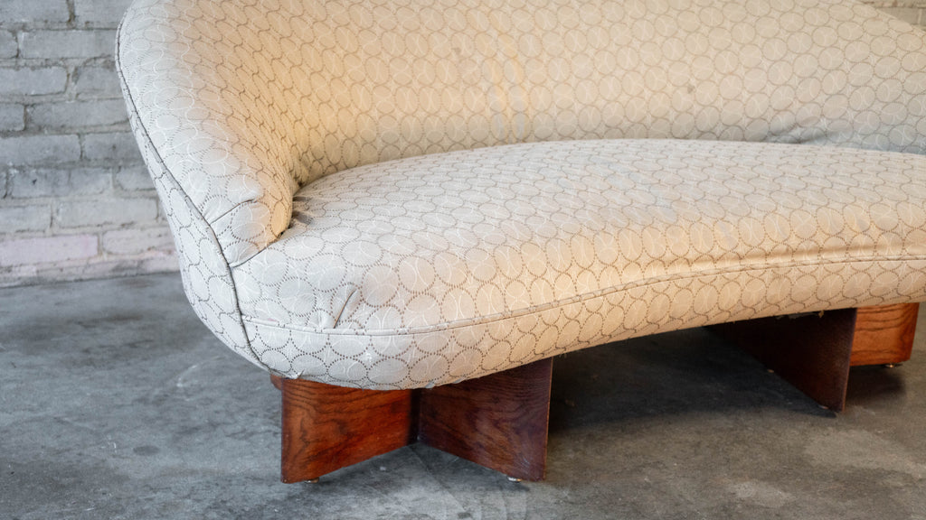 1950s Vladimir Kagan for Kagan-Dreyfuss Inc Walnut Sofa