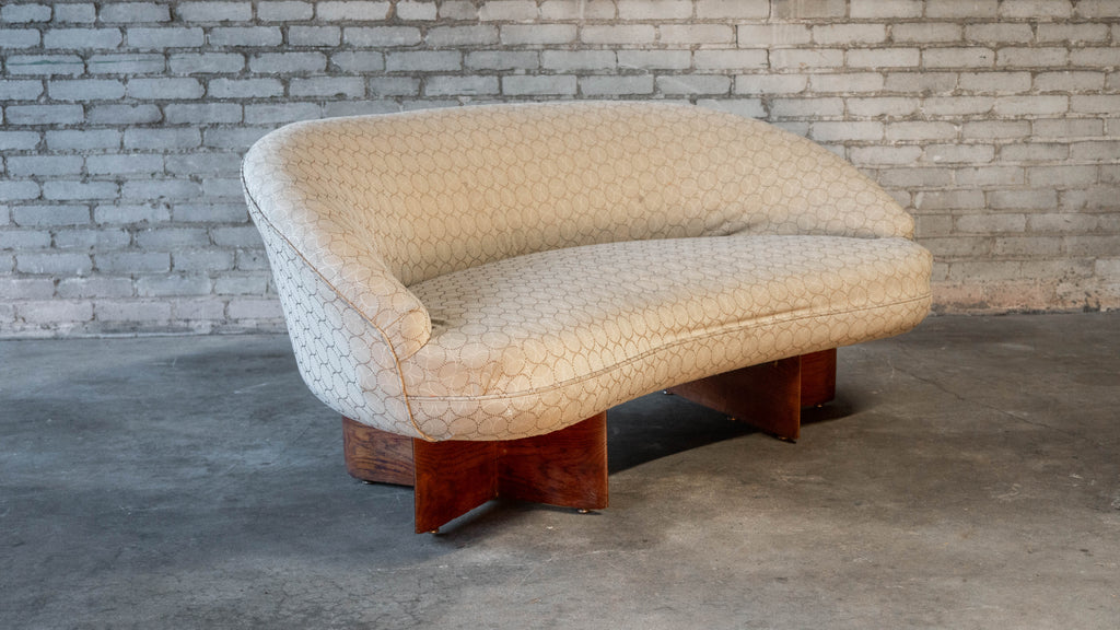 1950s Vladimir Kagan for Kagan-Dreyfuss Inc Walnut Sofa