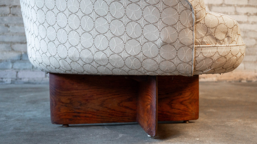 1950s Vladimir Kagan for Kagan-Dreyfuss Inc Walnut Sofa