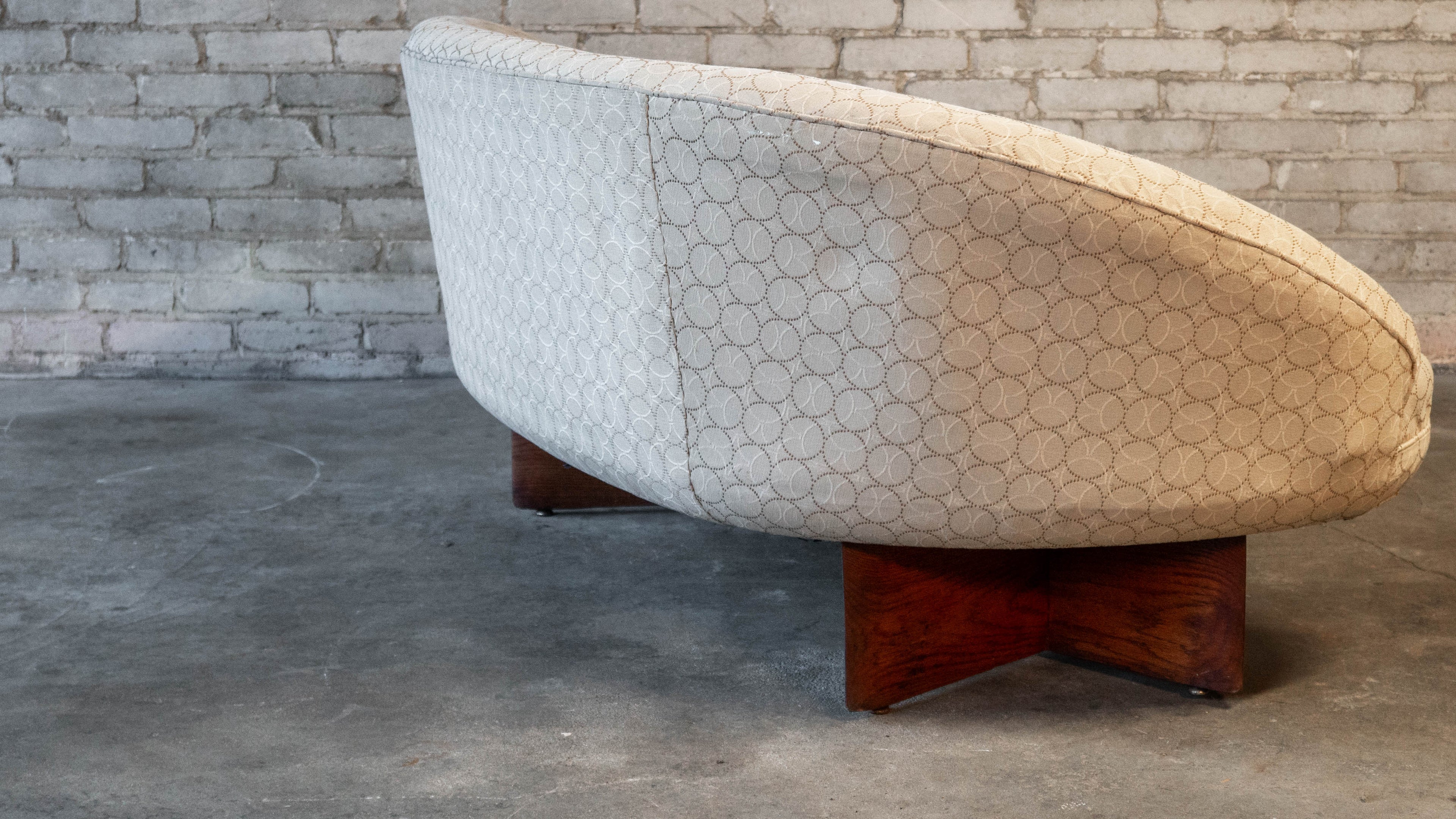 1950s Vladimir Kagan for Kagan-Dreyfuss Inc Walnut Sofa