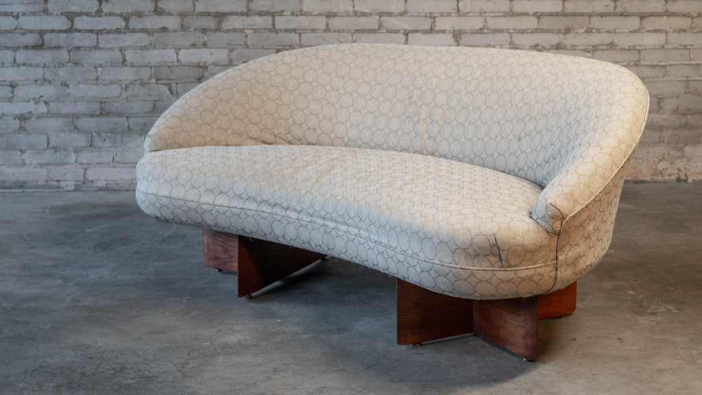 1950s Vladimir Kagan for Kagan-Dreyfuss Inc Walnut Sofa