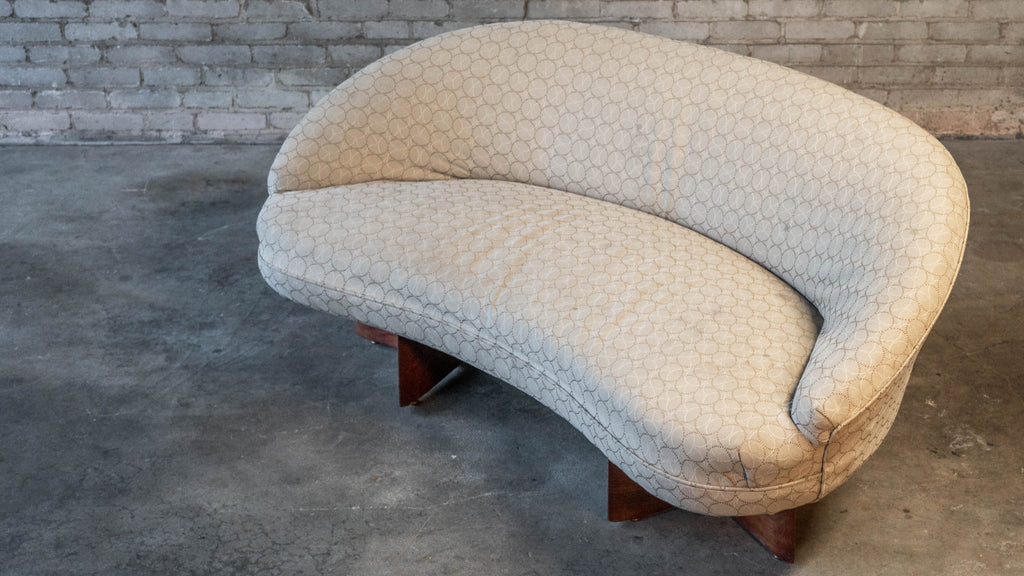 1950s Vladimir Kagan for Kagan-Dreyfuss Inc Walnut Sofa