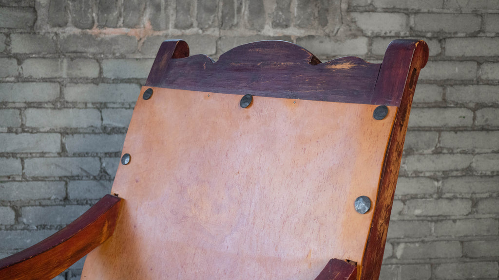 Clara Porset Style Mexican Butaque Chair
