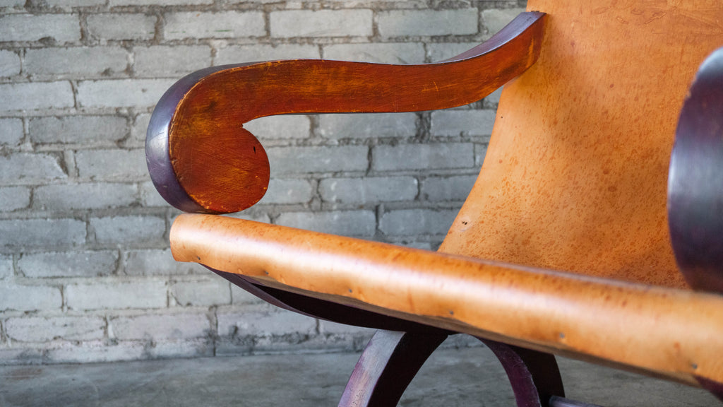 Clara Porset Style Mexican Butaque Chair