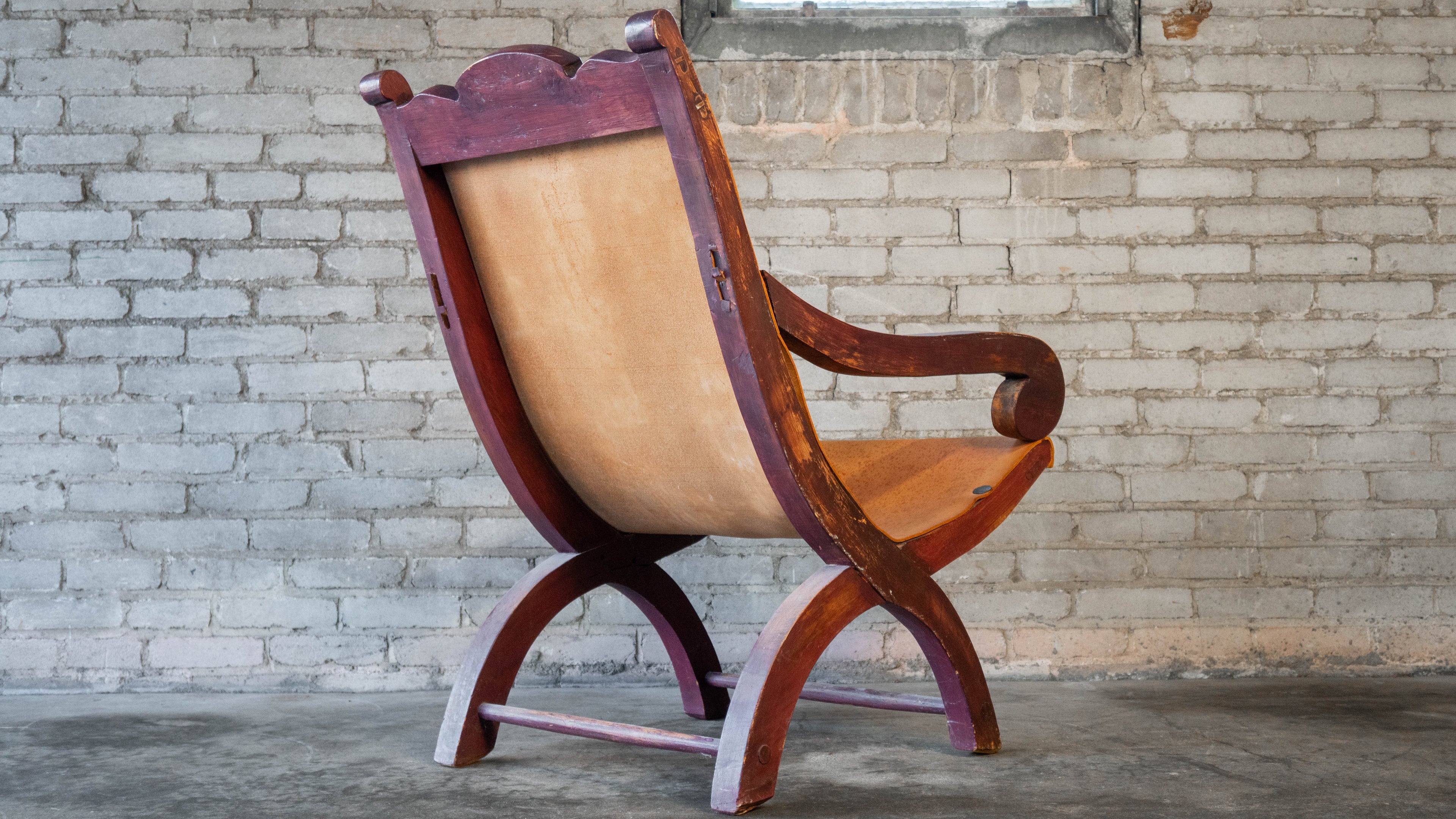 Clara Porset Style Mexican Butaque Chair