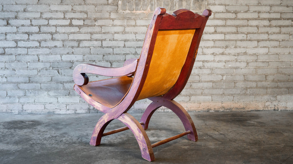 Clara Porset Style Mexican Butaque Chair