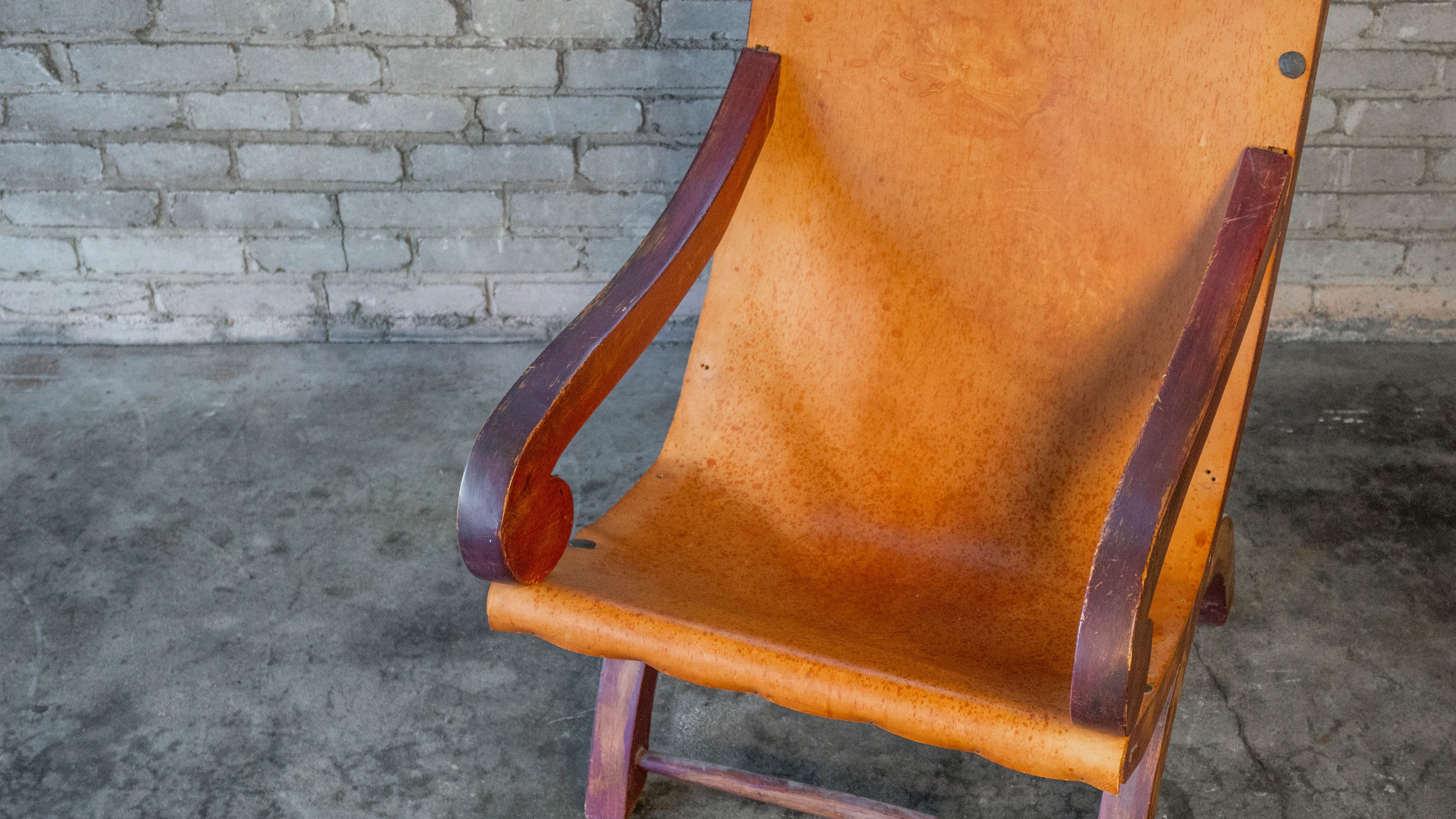 Clara Porset Style Mexican Butaque Chair