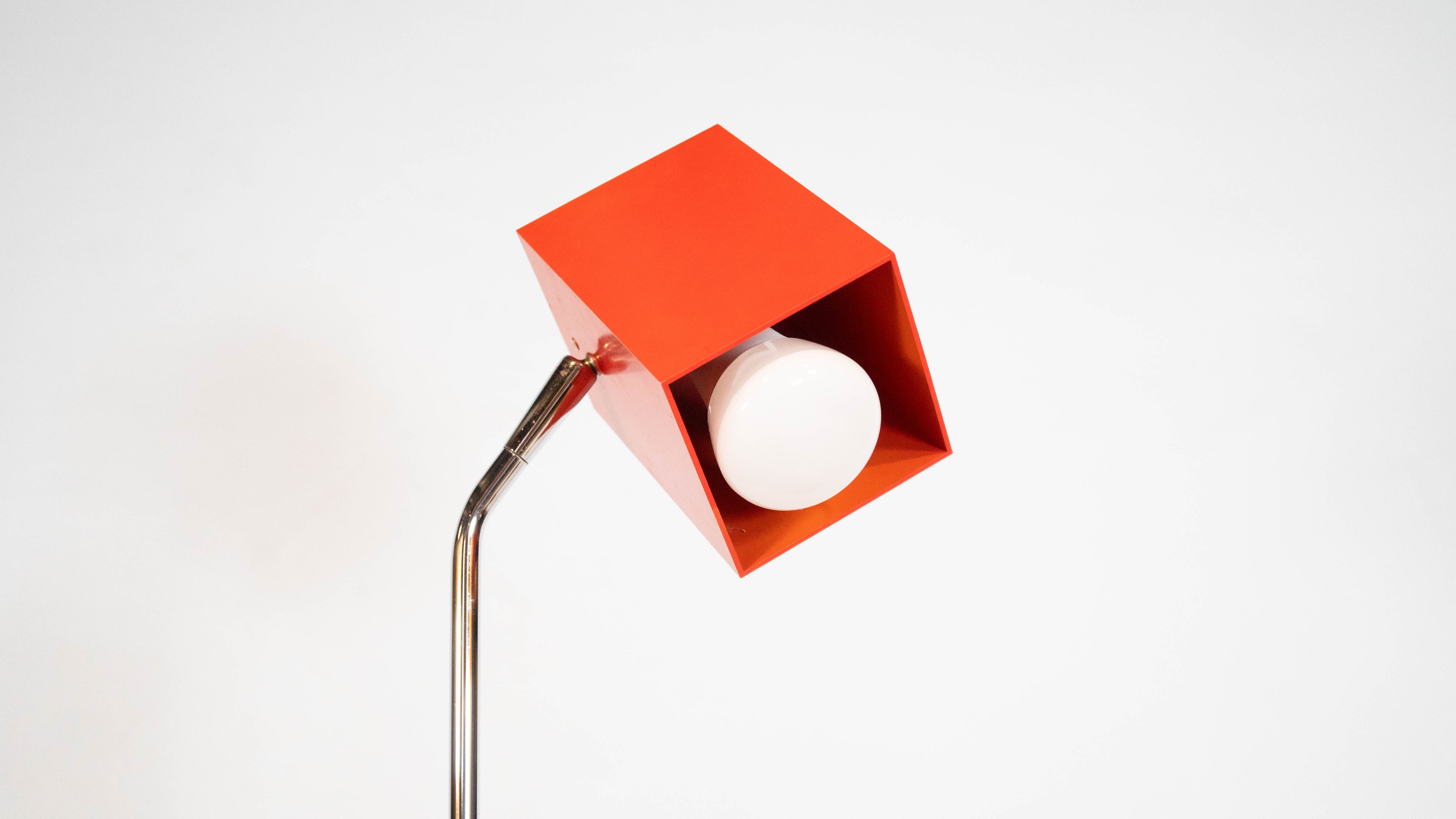 Vintage Robert Sonneman Cube Floor Lamp for Kovac