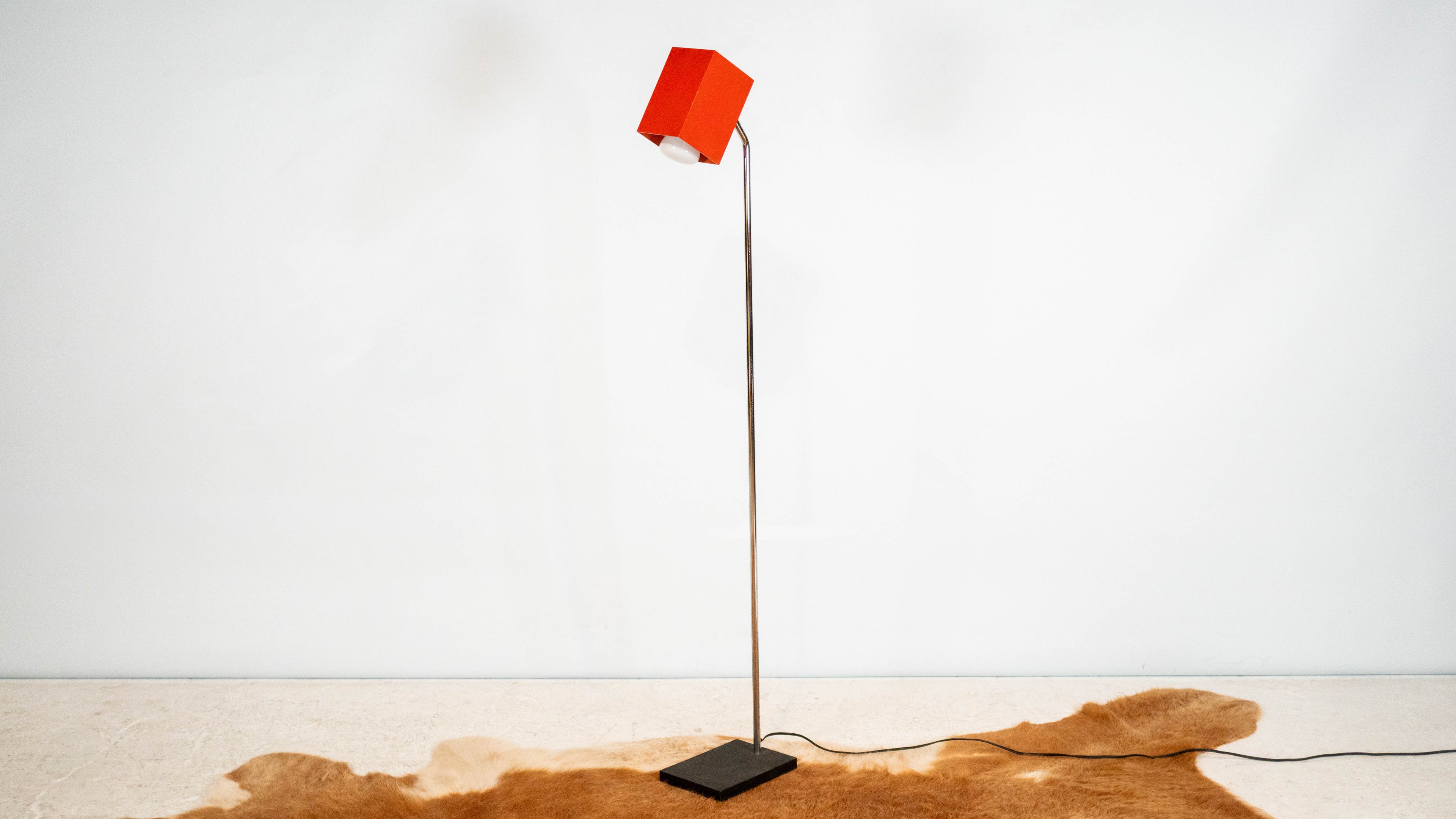 Vintage Robert Sonneman Cube Floor Lamp for Kovac
