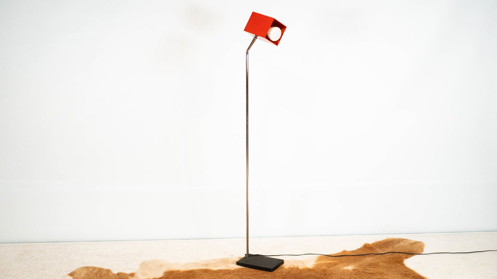 Vintage Robert Sonneman Cube Floor Lamp for Kovac