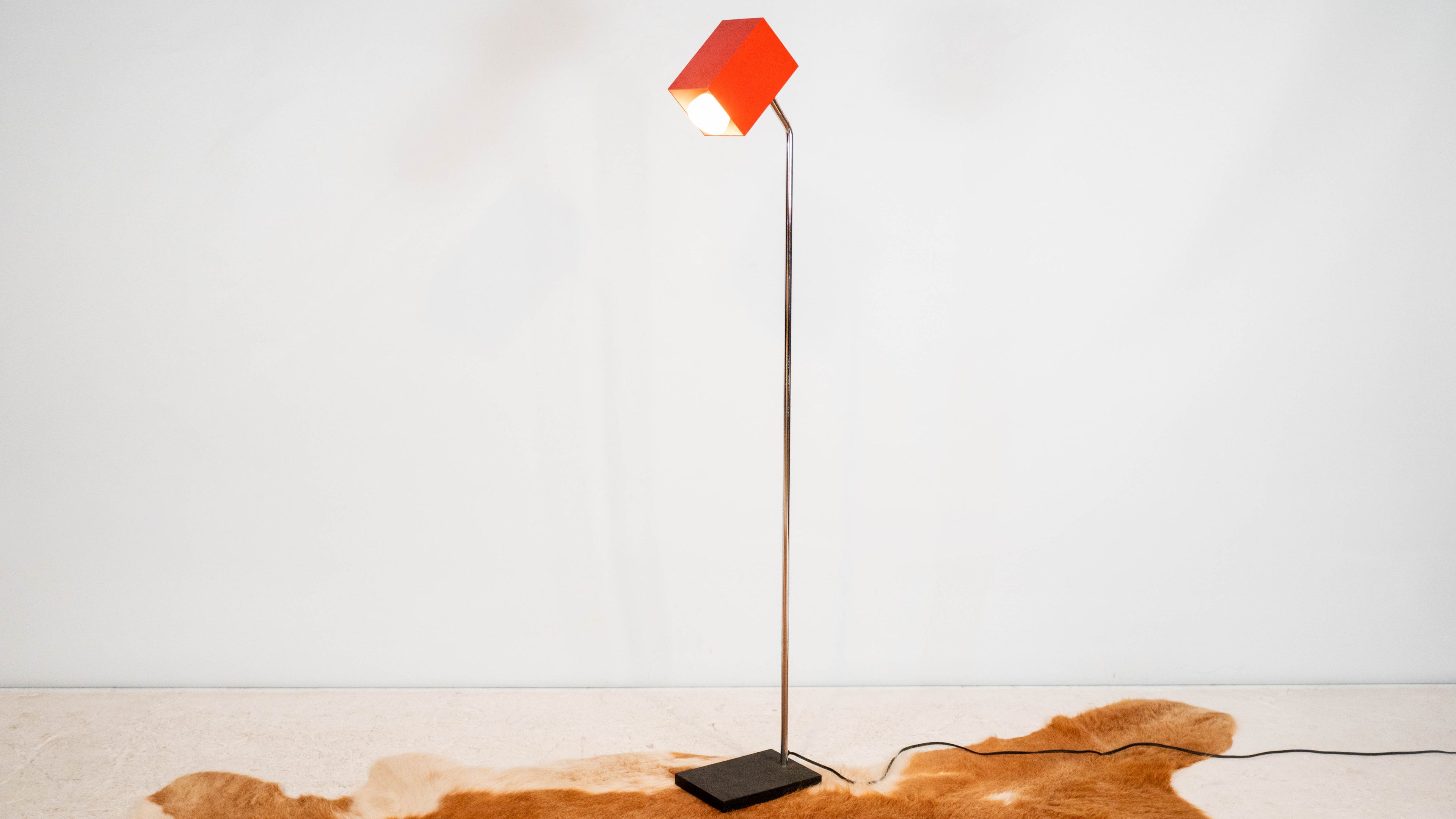 Vintage Robert Sonneman Cube Floor Lamp for Kovac
