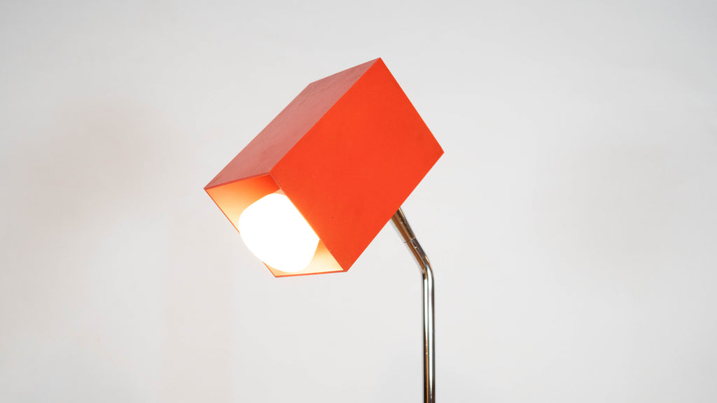 Vintage Robert Sonneman Cube Floor Lamp for Kovac