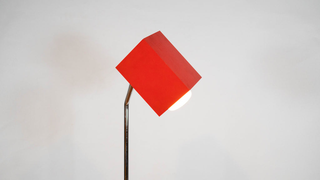 Vintage Robert Sonneman Cube Floor Lamp for Kovac