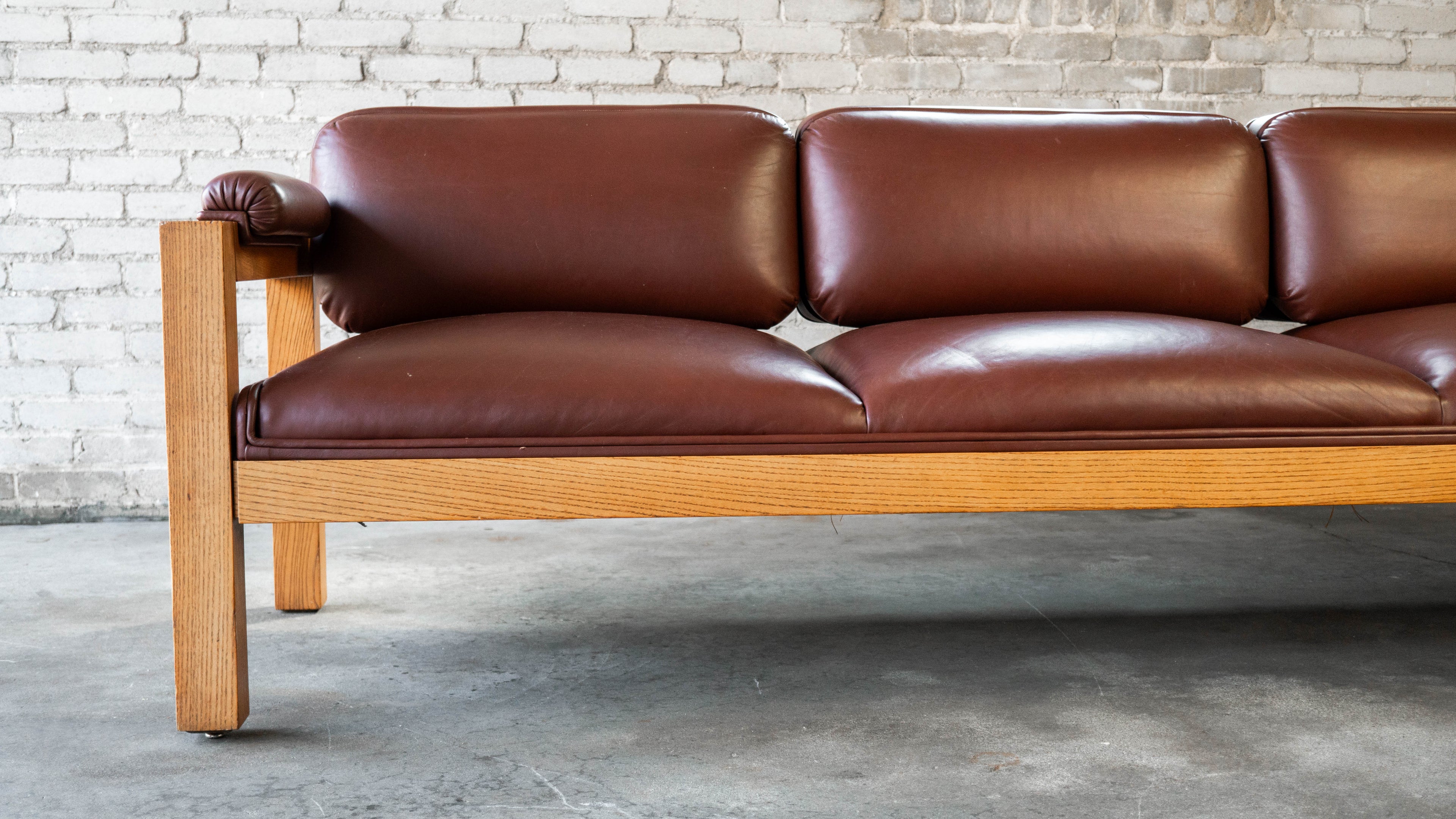 Vintage Warren Platner for CI Designs Oak Sofa