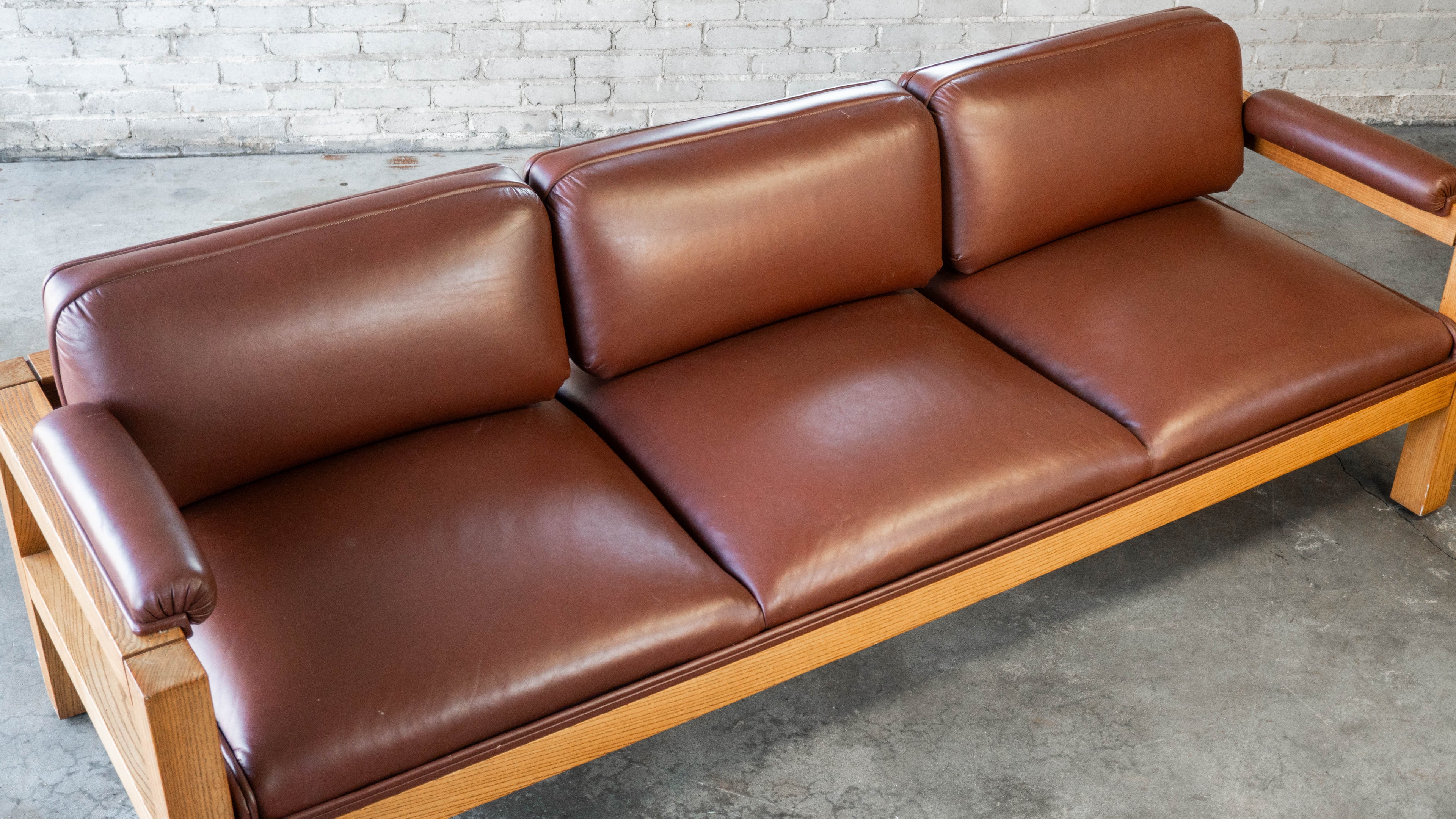 Vintage Warren Platner for CI Designs Oak Sofa