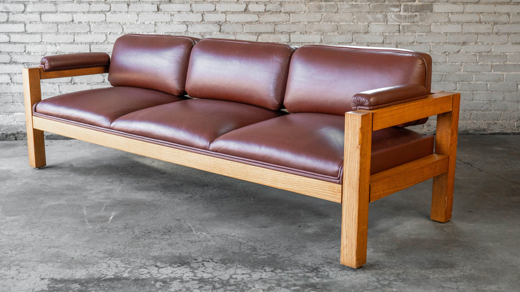 Vintage Warren Platner for CI Designs Oak Sofa
