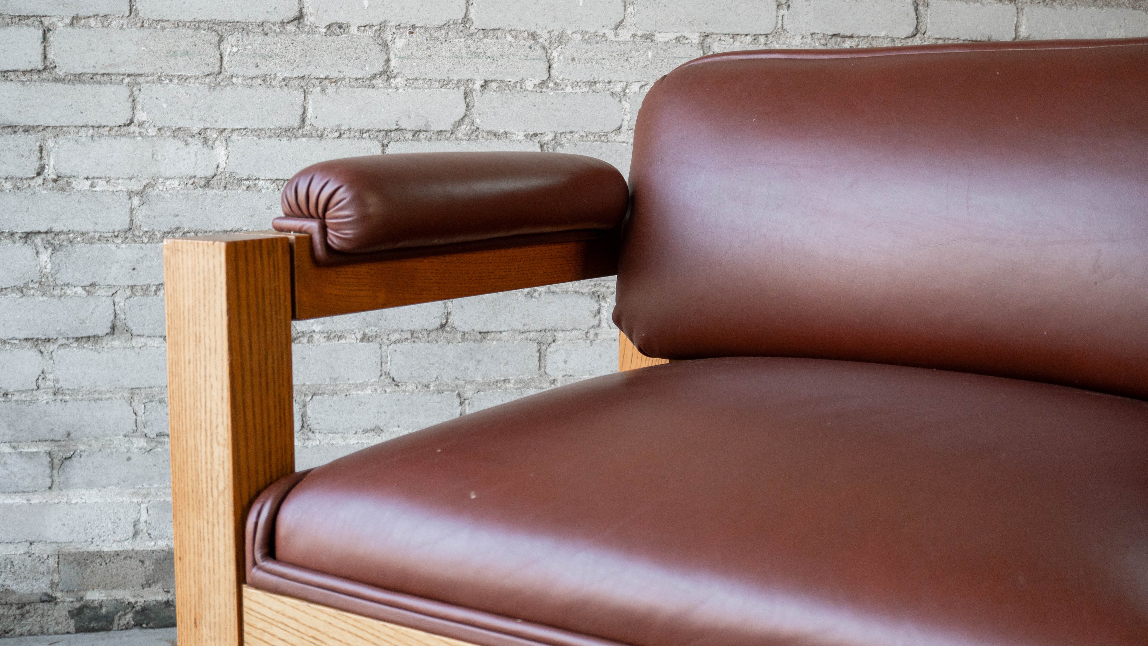 Vintage Warren Platner for CI Designs Oak Sofa
