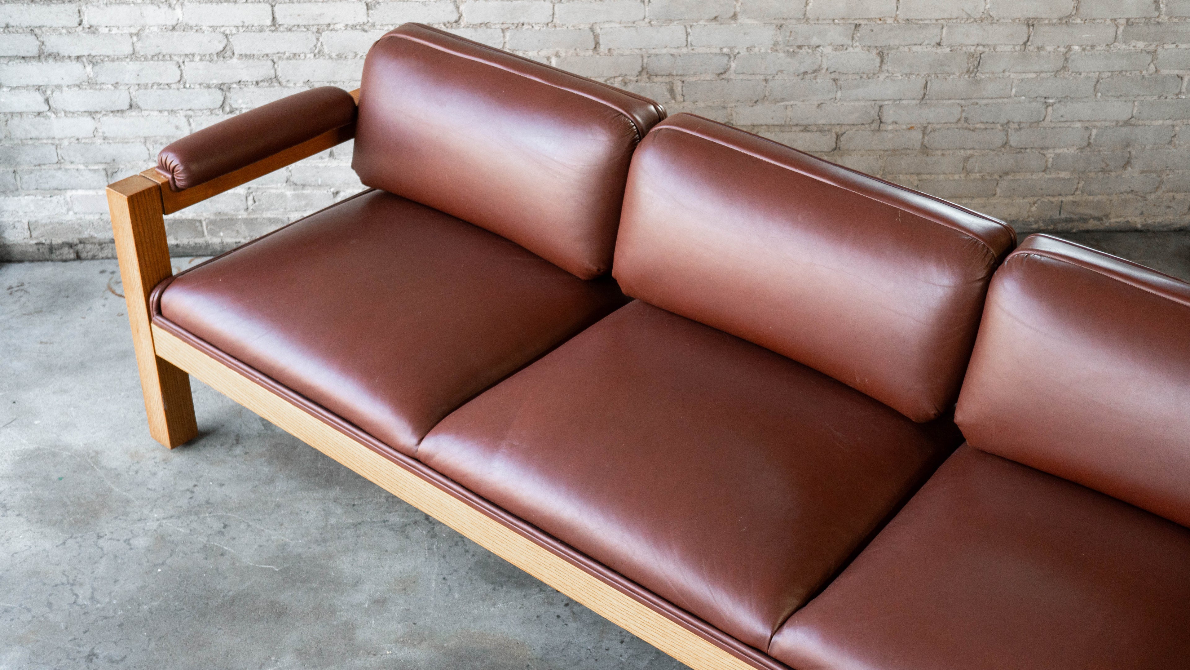 Vintage Warren Platner for CI Designs Oak Sofa