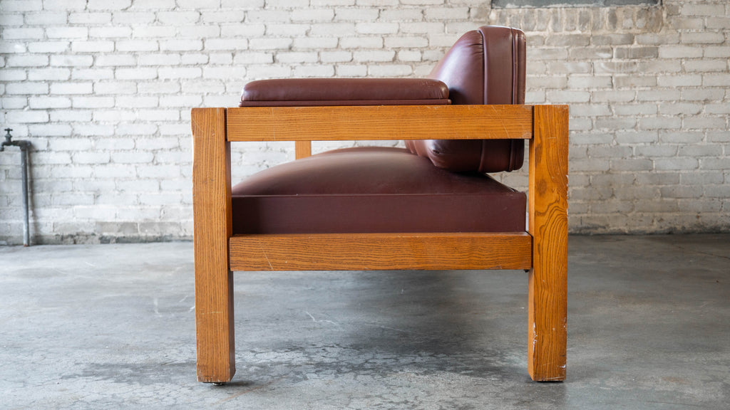 Vintage Warren Platner for CI Designs Oak Sofa