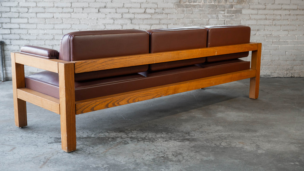 Vintage Warren Platner for CI Designs Oak Sofa