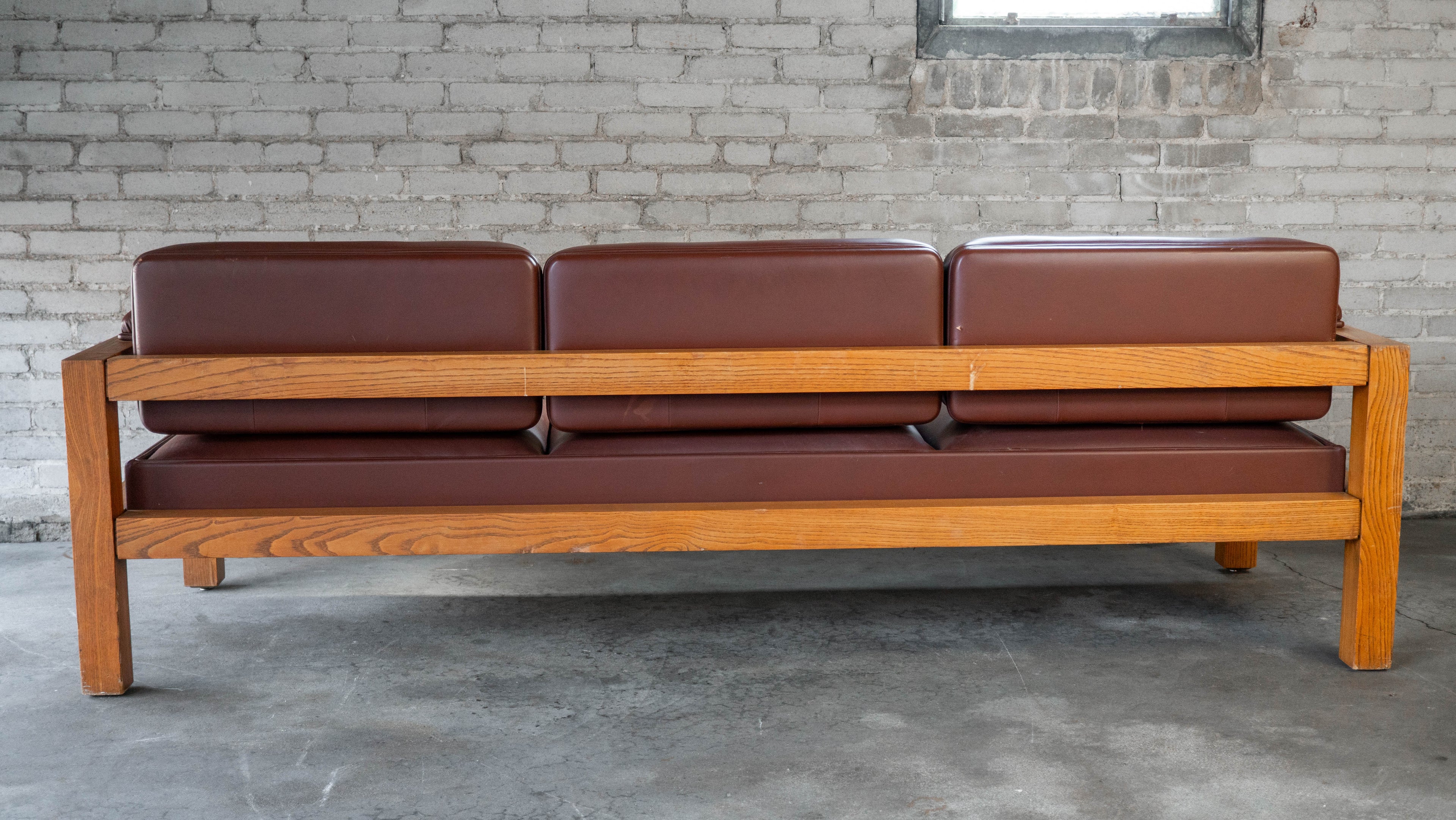 Vintage Warren Platner for CI Designs Oak Sofa