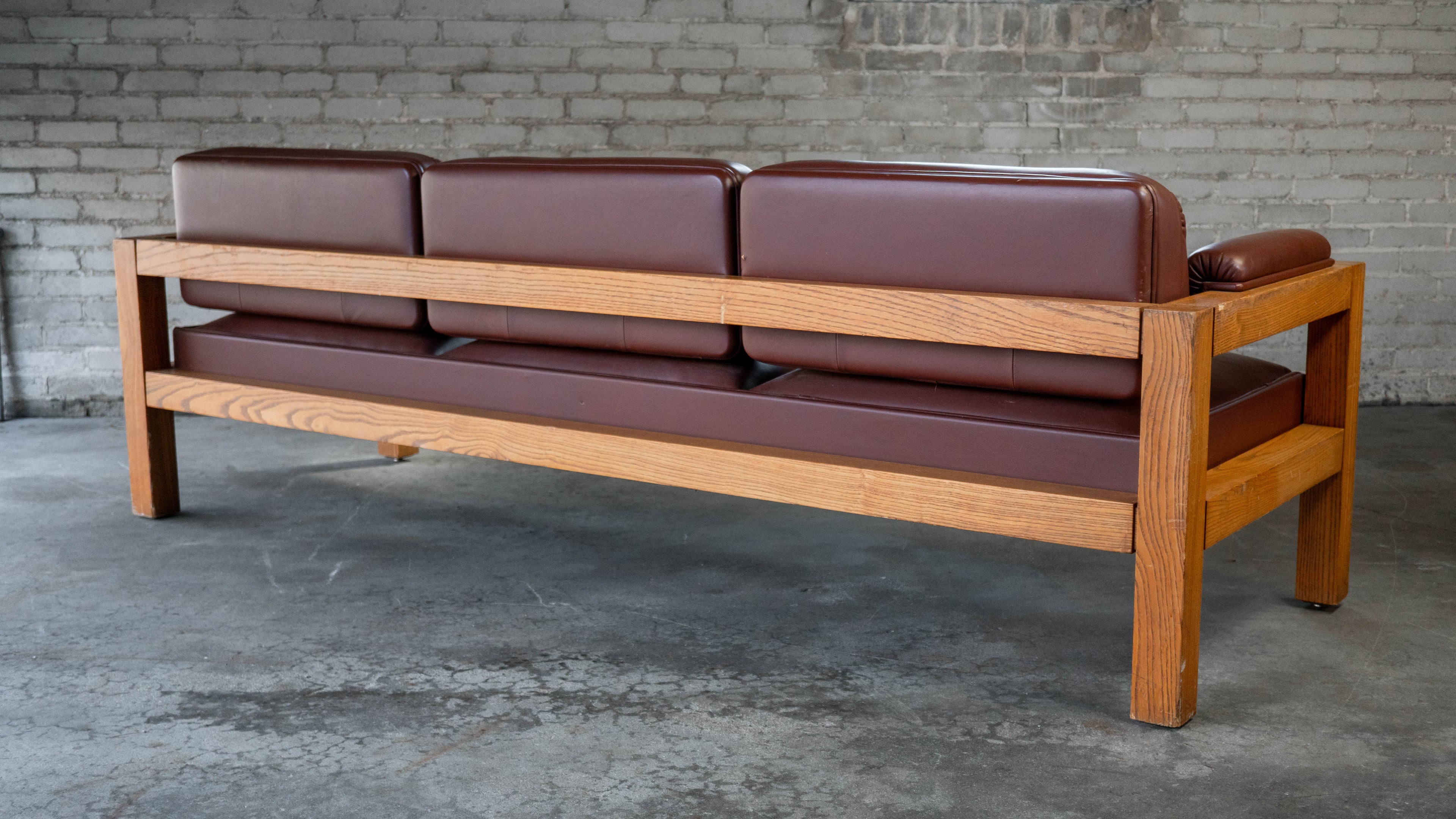 Vintage Warren Platner for CI Designs Oak Sofa
