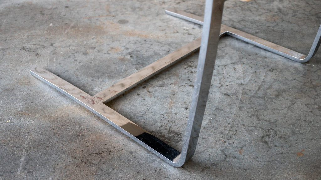 Vintage Mies Van Der Rohe Attr. Brno Flat Bar Chairs - A Pair