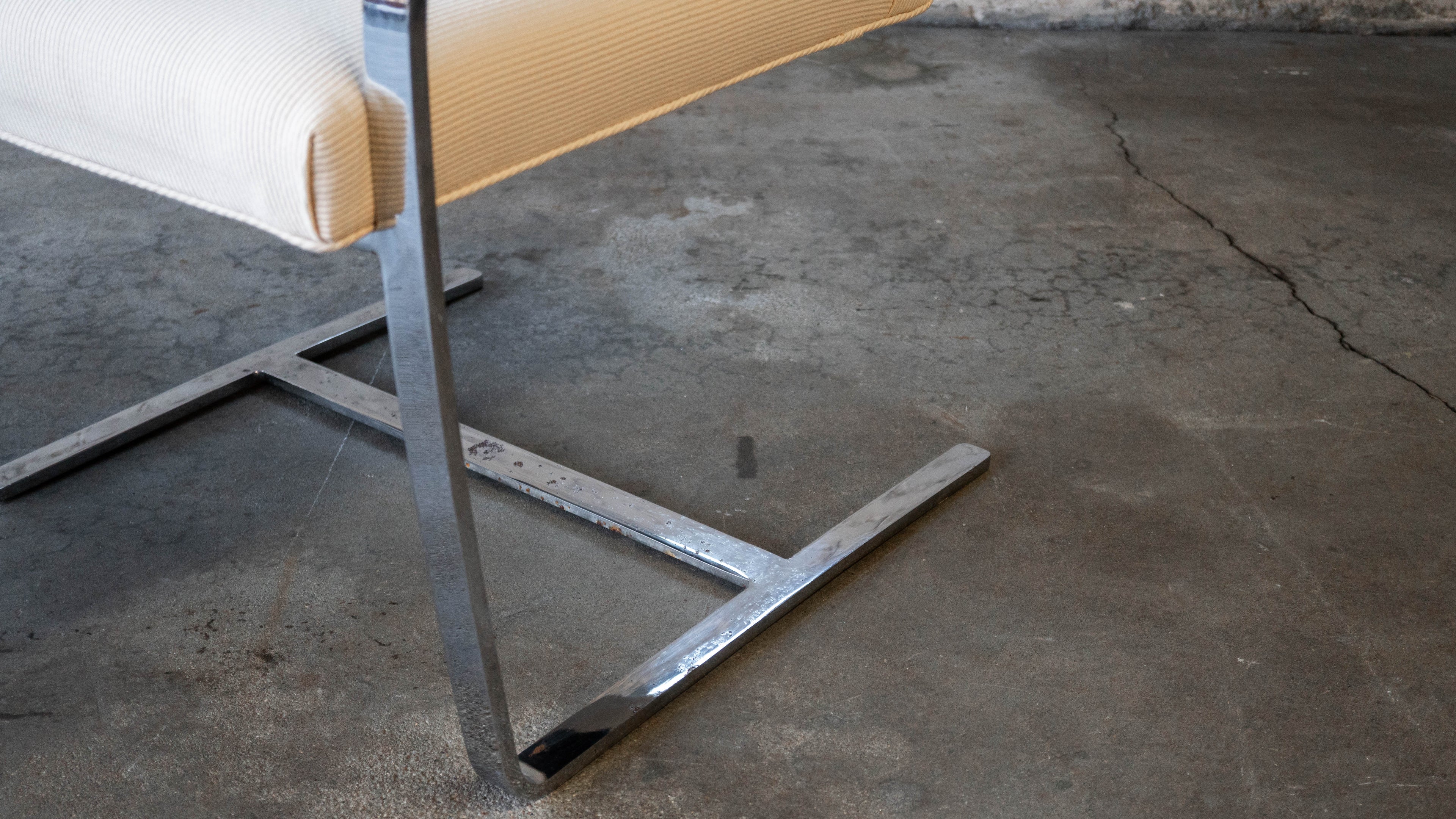 Vintage Mies Van Der Rohe Attr. Brno Flat Bar Chairs - A Pair