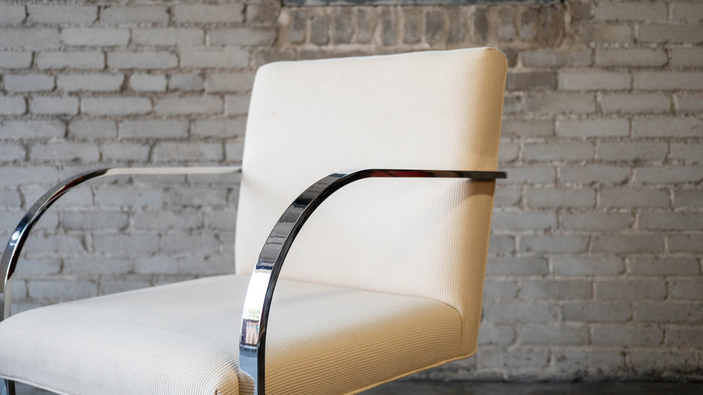Vintage Mies Van Der Rohe Attr. Brno Flat Bar Chairs - A Pair