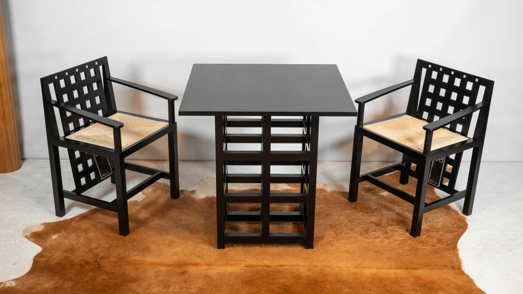 1980s Cassina D.S.2 Dining Table by Charles Rennie Mackintosh