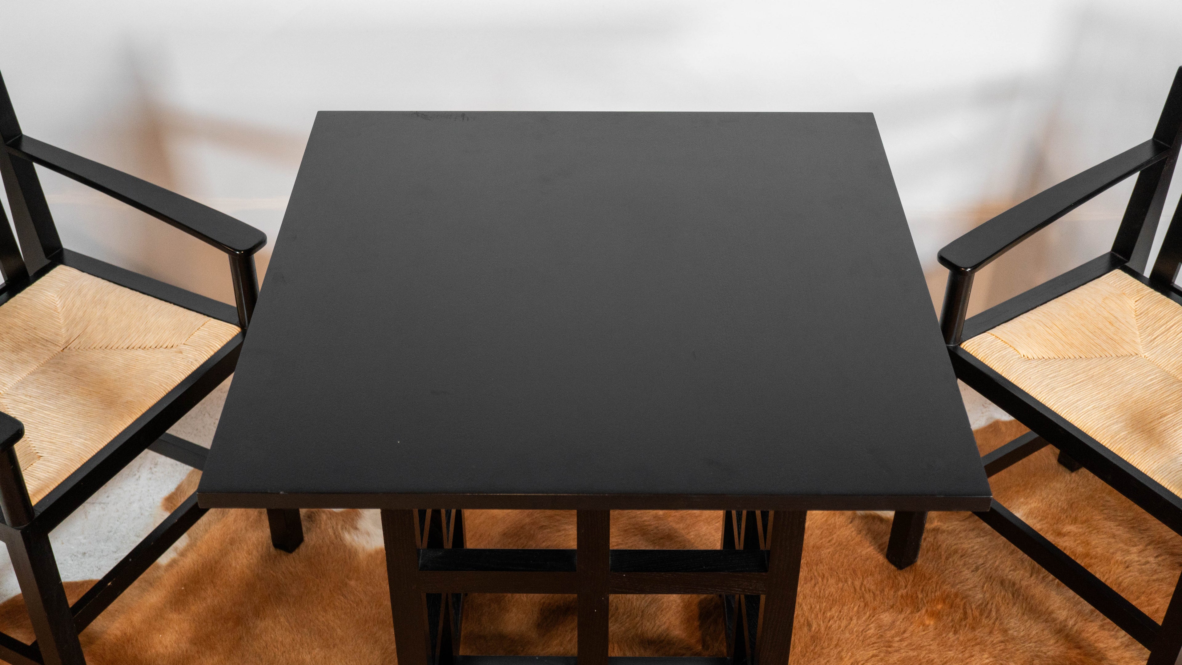 1980s Cassina D.S.2 Dining Table by Charles Rennie Mackintosh
