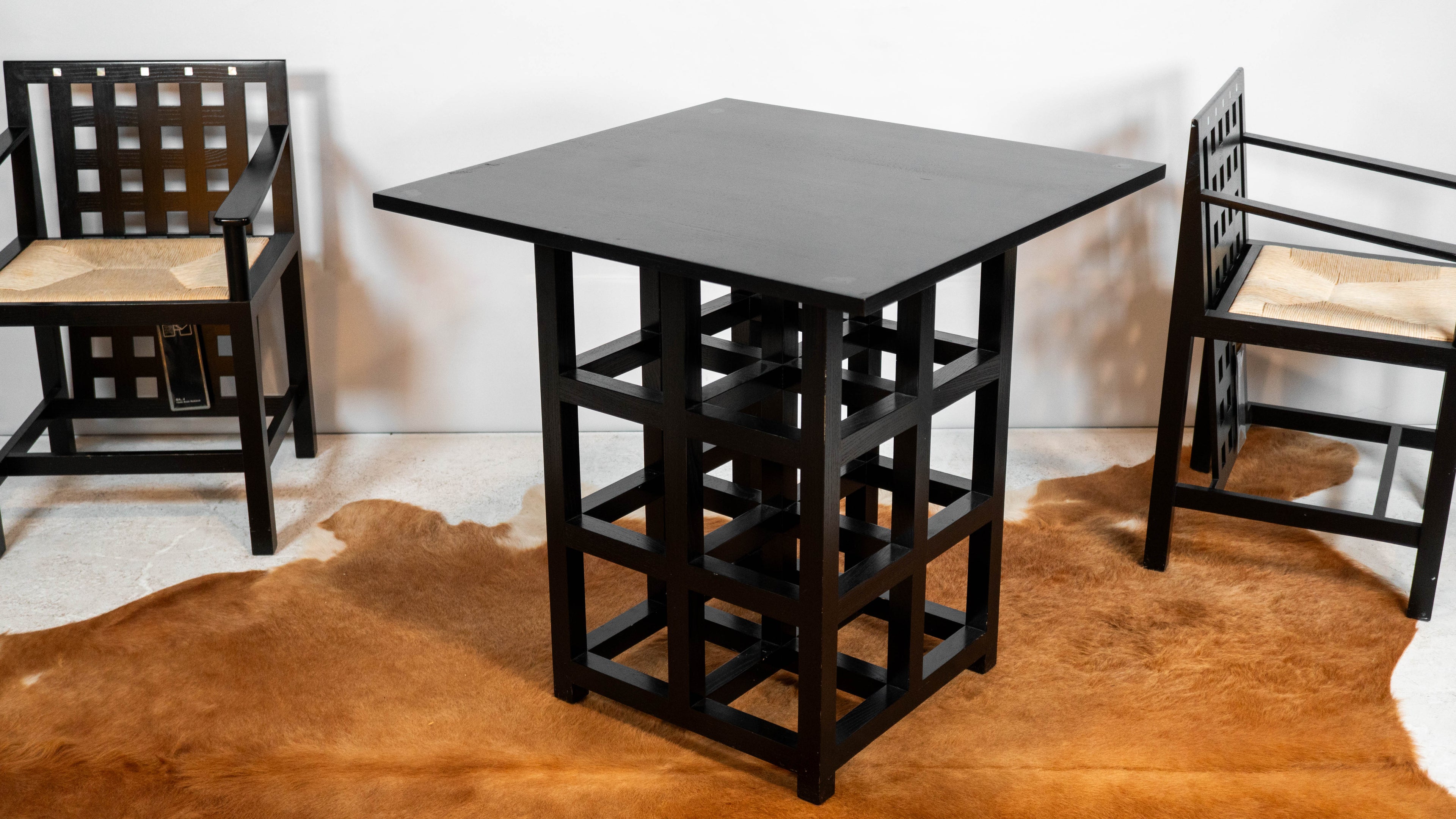 1980s Cassina D.S.2 Dining Table by Charles Rennie Mackintosh