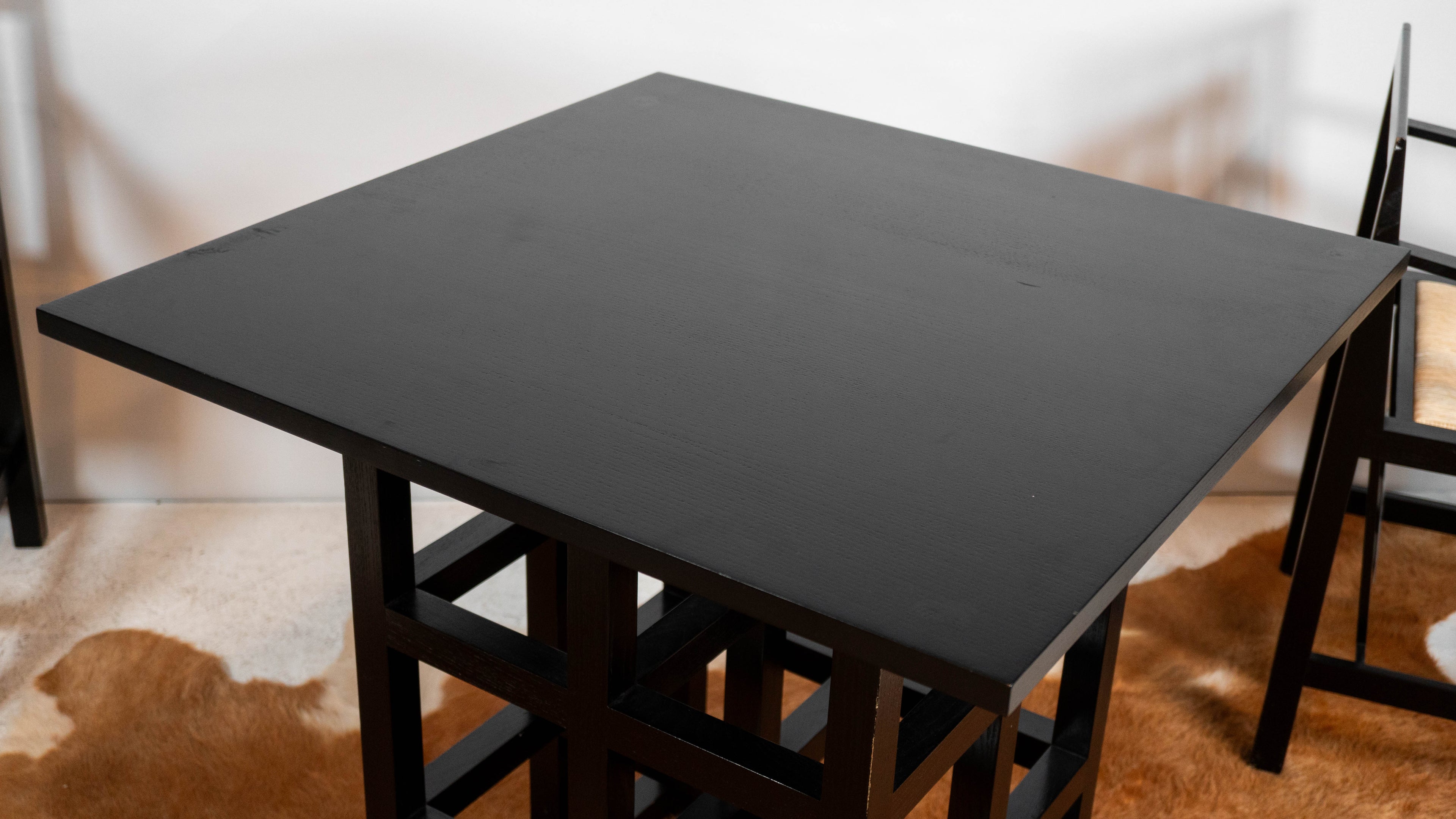 1980s Cassina D.S.2 Dining Table by Charles Rennie Mackintosh