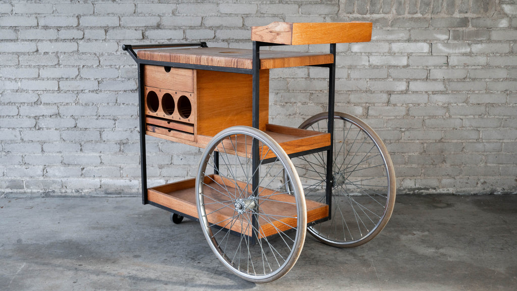 Vintage Mid-Century Arthur Umanoff for David Morgan Bar Cart