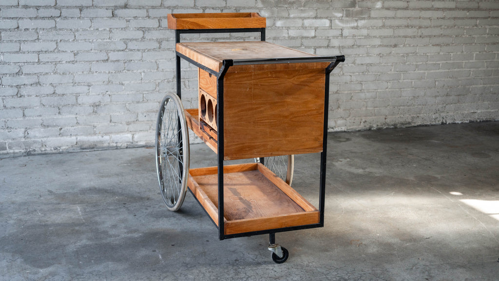 Vintage Mid-Century Arthur Umanoff for David Morgan Bar Cart