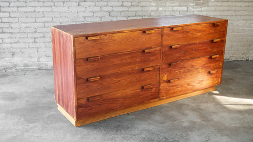 1970s Charles Webb Eight-Drawer Oak Dresser