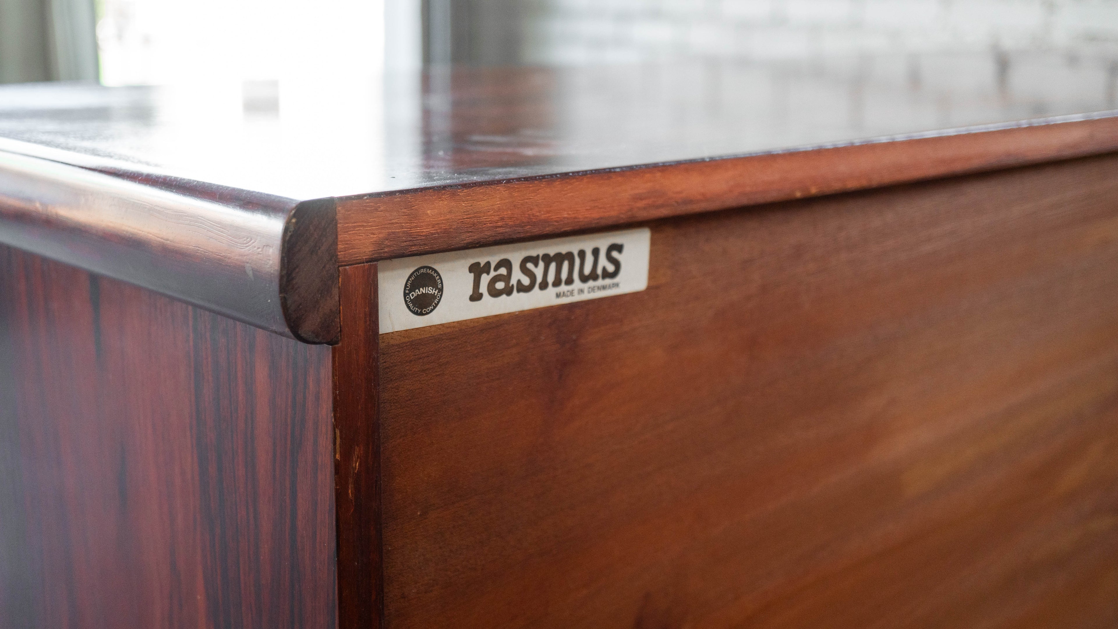 1970s Danish Modern Rasmus Rosewood Credenza