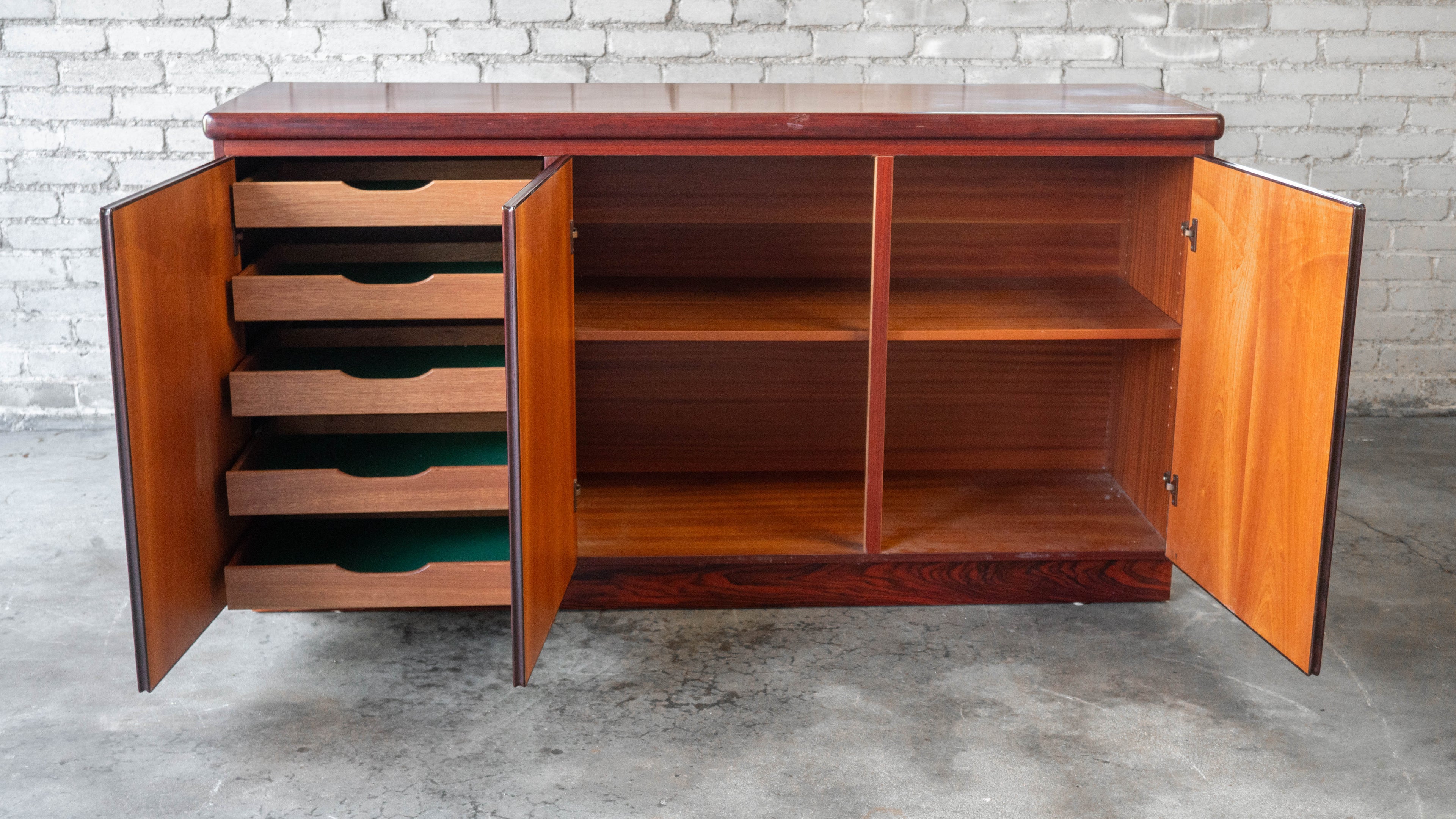 1970s Danish Modern Rasmus Rosewood Credenza