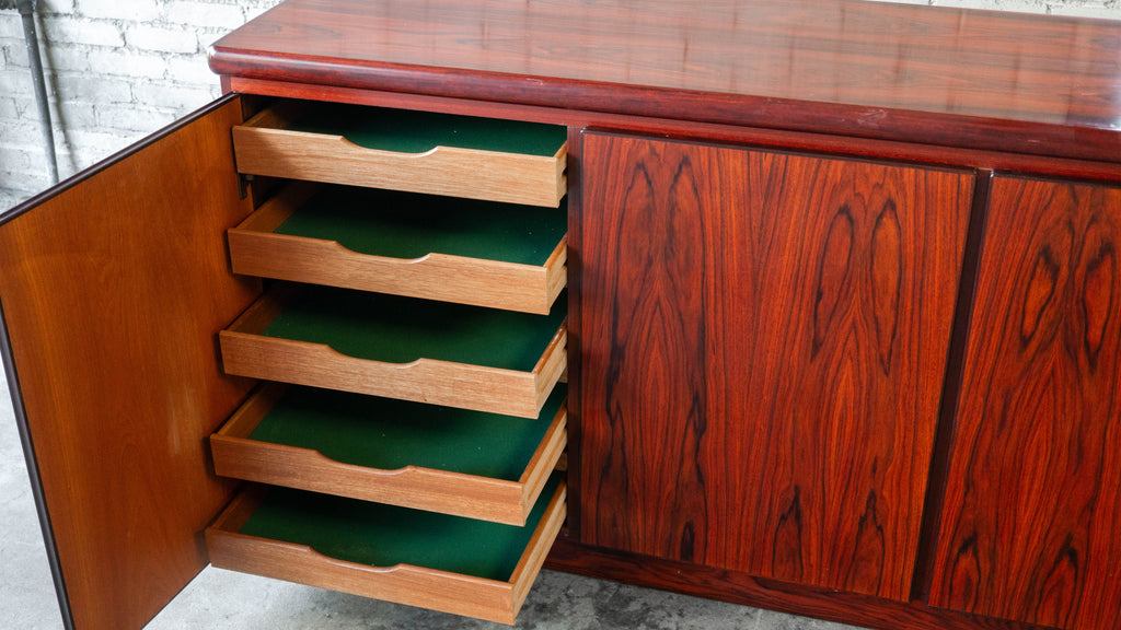 1970s Danish Modern Rasmus Rosewood Credenza